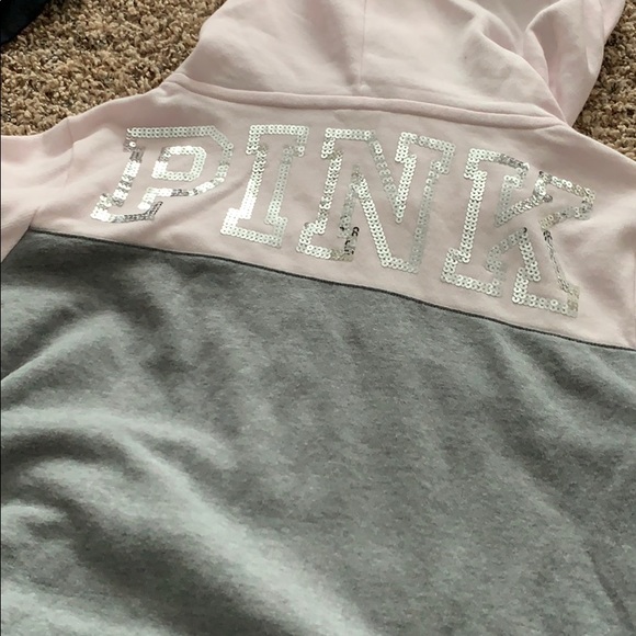NWOT Victoria’s Secret PINK bling hoodie - Picture 2 of 5